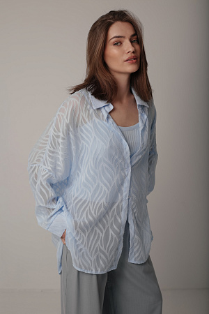 Комплект рубашка и топ oversize