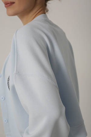 Хлопковый свитшот oversize