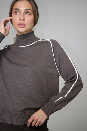 ДЖЕМПЕР ТРИКОТАЖНЫЙ ОВЕРСАЙЗ