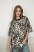 Футболка oversize в анималистичном принте