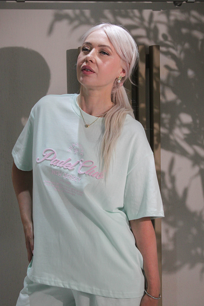 Костюм oversize футболка и шорты