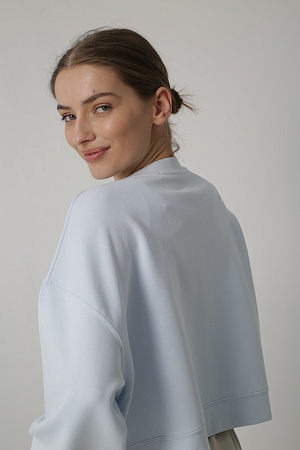 Хлопковый свитшот oversize