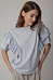 Футболка с воланами oversize