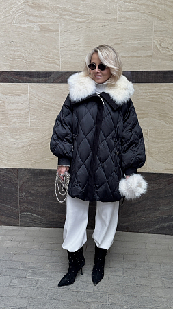 ПУХОВИК С НАТУРАЛЬНЫМ МЕХОМ