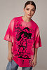 Футболка oversize с пайетками