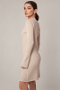 Платье oversize в рубчик