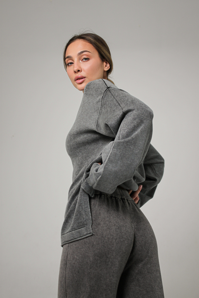 КОСТЮМ ТРИКОТАЖНЫЙ ОВЕРСАЙЗ