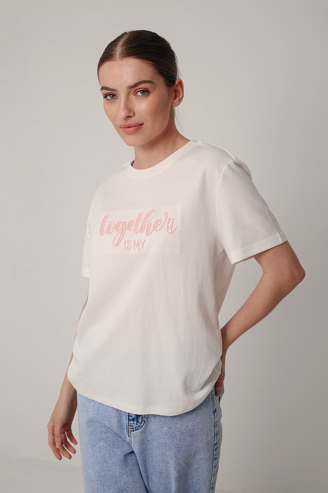 Футболка oversize с надписями