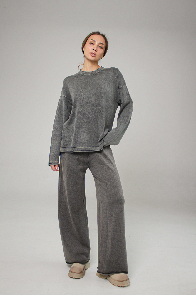 КОСТЮМ ТРИКОТАЖНЫЙ ОВЕРСАЙЗ