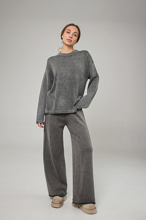 КОСТЮМ ТРИКОТАЖНЫЙ ОВЕРСАЙЗ