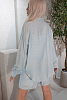 Костюм oversize рубашка, топ и шорты