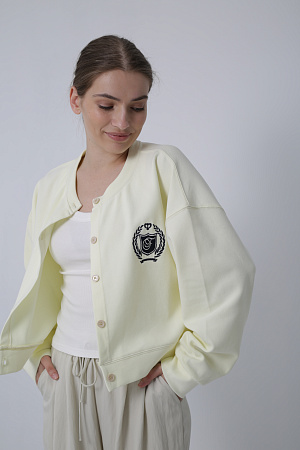 Хлопковый свитшот oversize