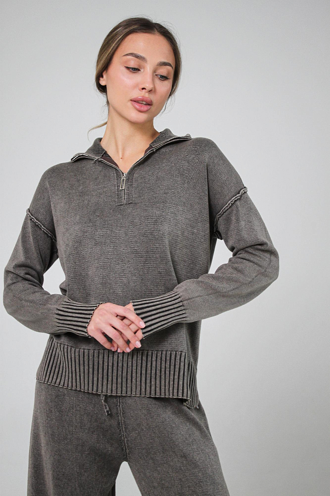 КОСТЮМ ТРИКОТАЖНЫЙ ОВЕРСАЙЗ