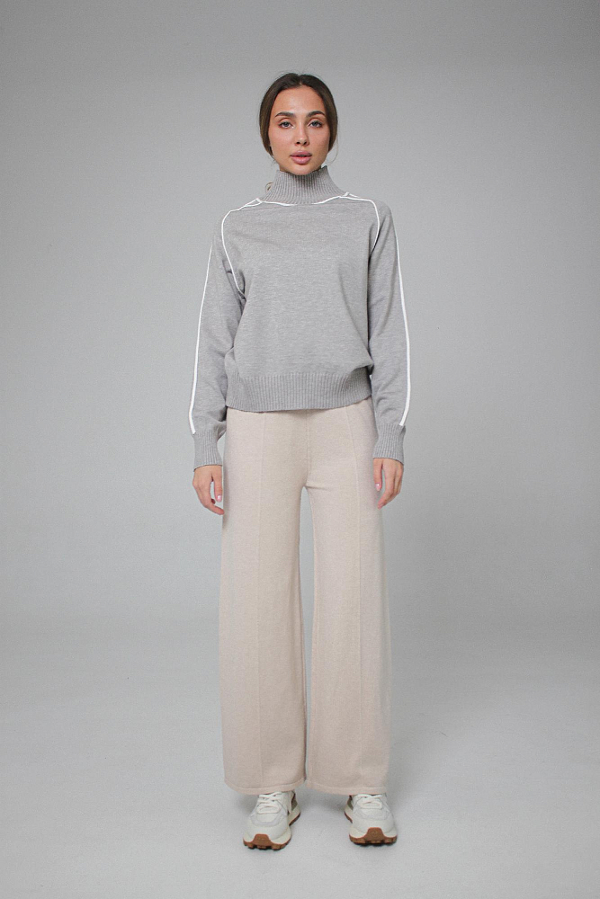 ДЖЕМПЕР ТРИКОТАЖНЫЙ ОВЕРСАЙЗ