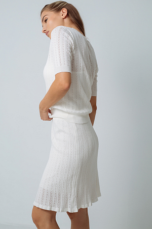 Костюм футболка и юбка oversize