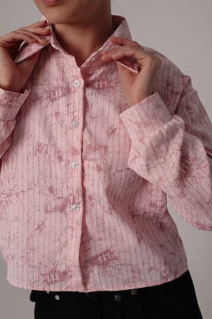 Комплект oversize рубашка и топ
