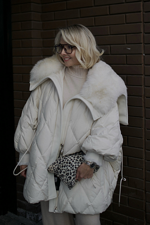 ПУХОВИК С НАТУРАЛЬНЫМ МЕХОМ