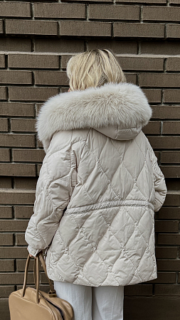 ПУХОВИК С НАТУРАЛЬНЫМ МЕХОМ