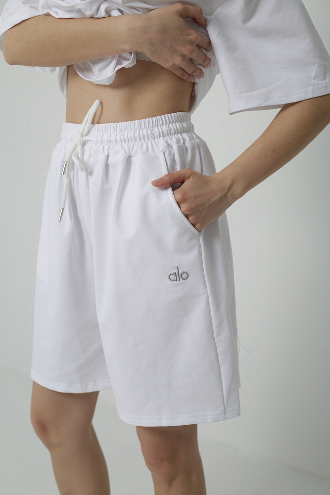 Костюм футболка и шорты oversize