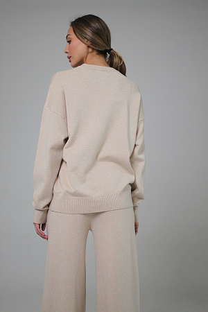 КОСТЮМ ТРИКОТАЖНЫЙ ОВЕРСАЙЗ