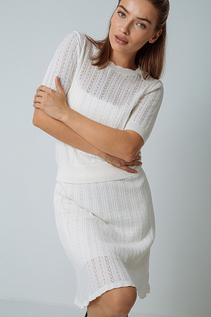 Костюм футболка и юбка oversize