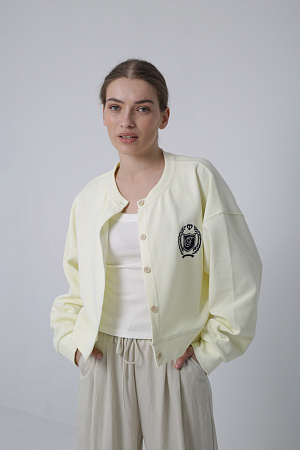 Хлопковый свитшот oversize
