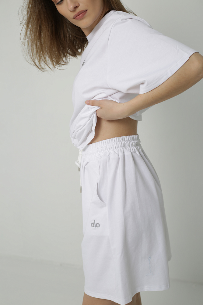 Костюм футболка и шорты oversize