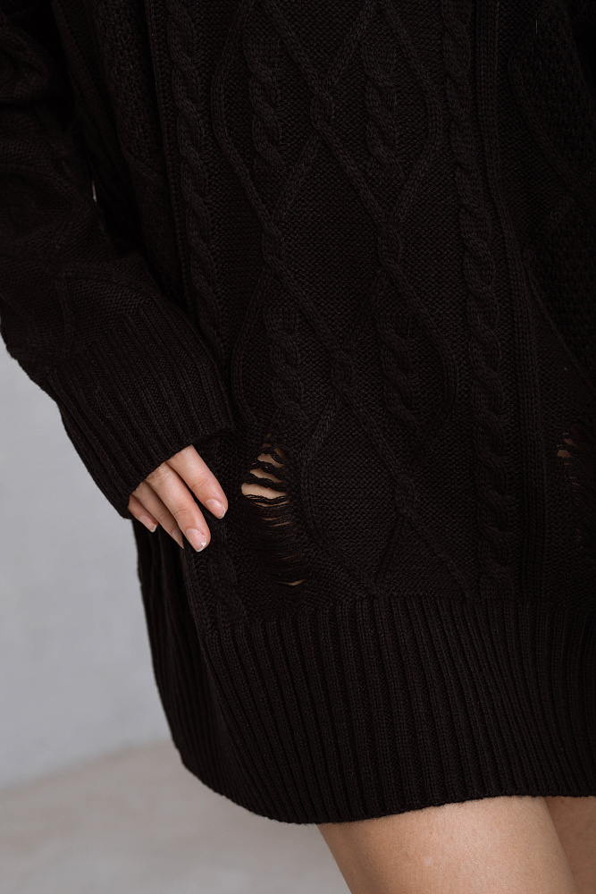 Свитер oversize с узором