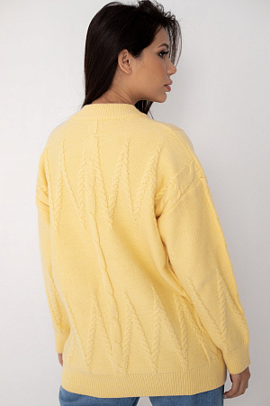 Кардиган с пуговицами и карманами