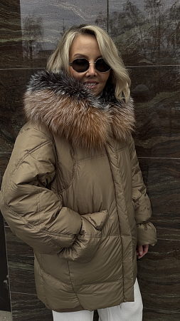 ПУХОВИК С НАТУРАЛЬНЫМ МЕХОМ