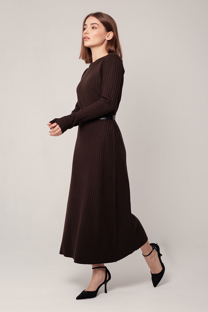 Платье oversize с ремнем