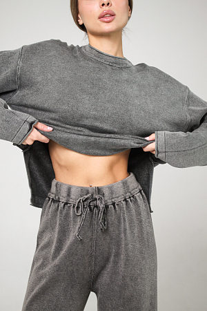 КОСТЮМ ТРИКОТАЖНЫЙ ОВЕРСАЙЗ