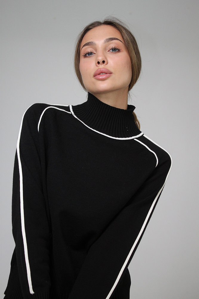 ДЖЕМПЕР ТРИКОТАЖНЫЙ ОВЕРСАЙЗ