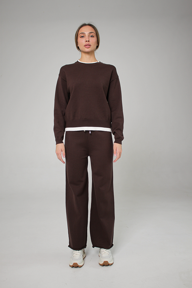 КОСТЮМ ТРИКОТАЖНЫЙ ОВЕРСАЙЗ