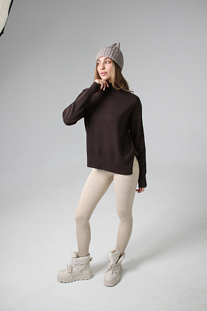 ДЖЕМПЕР С ВОРОТНИКОМ СТОЙКОЙ