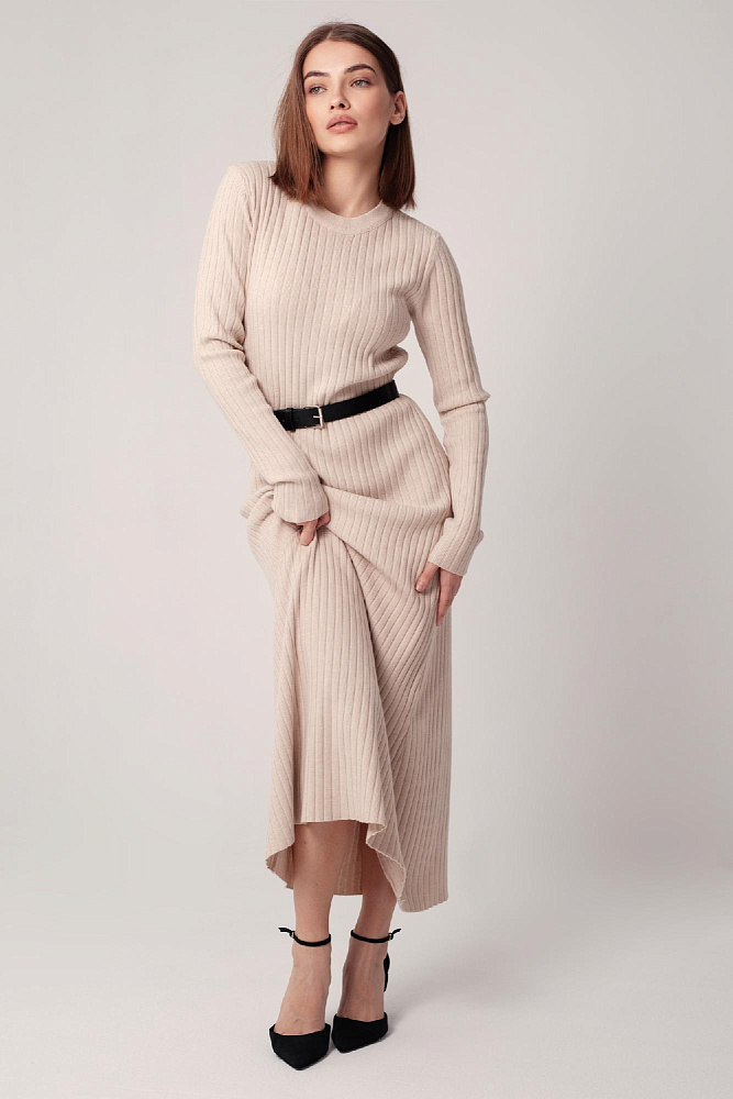 Платье oversize с ремнем
