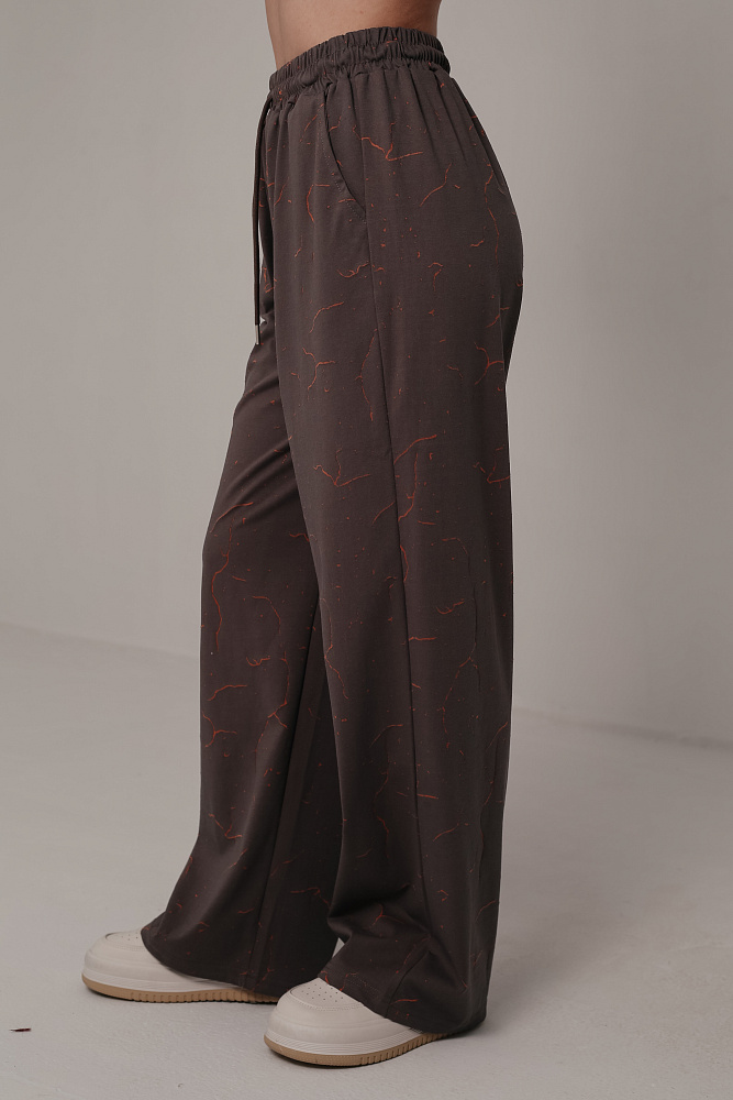 Костюм футболка и брюки oversize