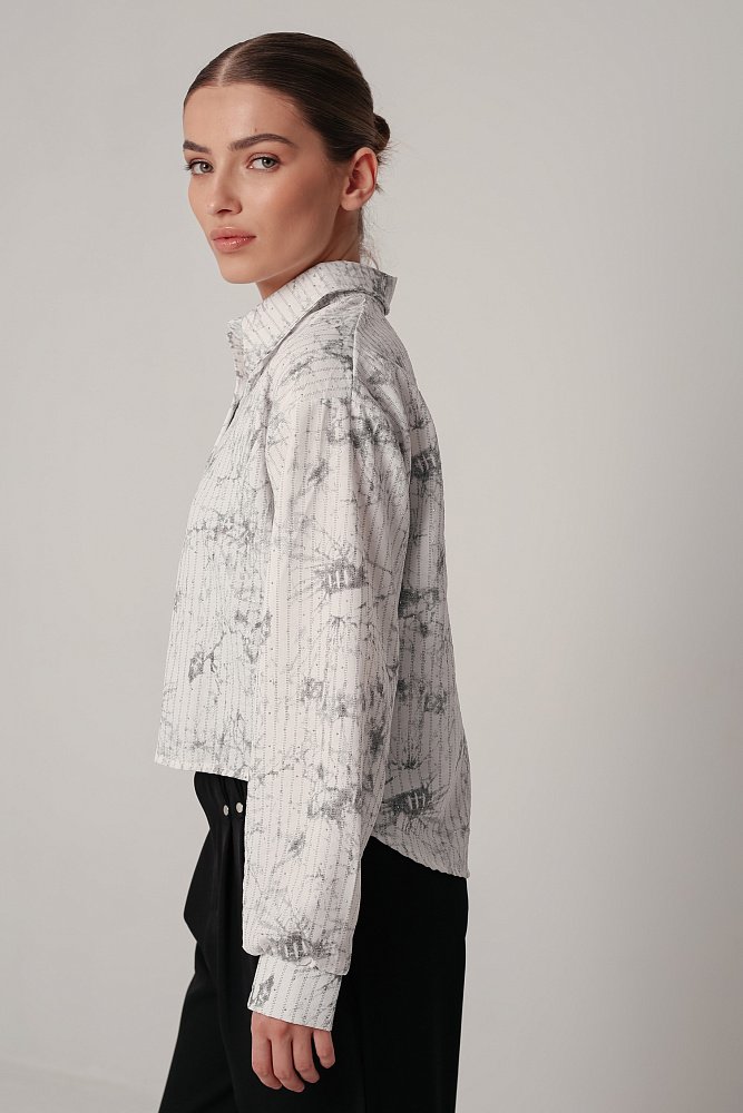 Комплект oversize рубашка и топ