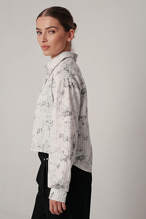 Комплект oversize рубашка и топ