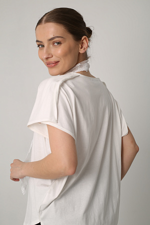 Футболка oversize из хлопка