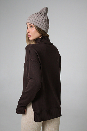 ДЖЕМПЕР С ВОРОТНИКОМ СТОЙКОЙ