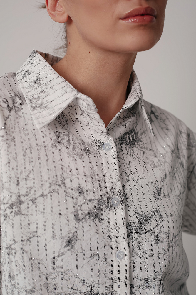 Комплект oversize рубашка и топ