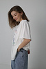 Хлопковая футболка oversize 