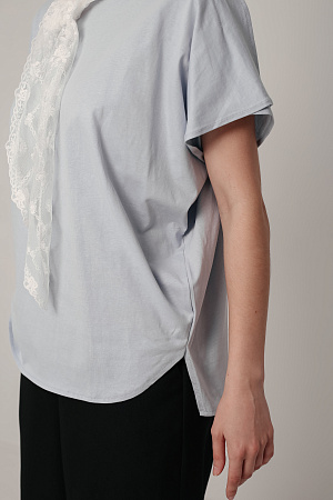 Футболка oversize из хлопка
