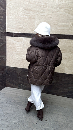 ПУХОВИК С НАТУРАЛЬНЫМ МЕХОМ