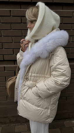 ПУХОВИК С НАТУРАЛЬНЫМ МЕХОМ