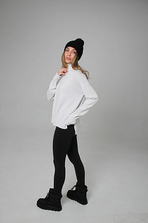 ДЖЕМПЕР С ВОРОТНИКОМ СТОЙКОЙ