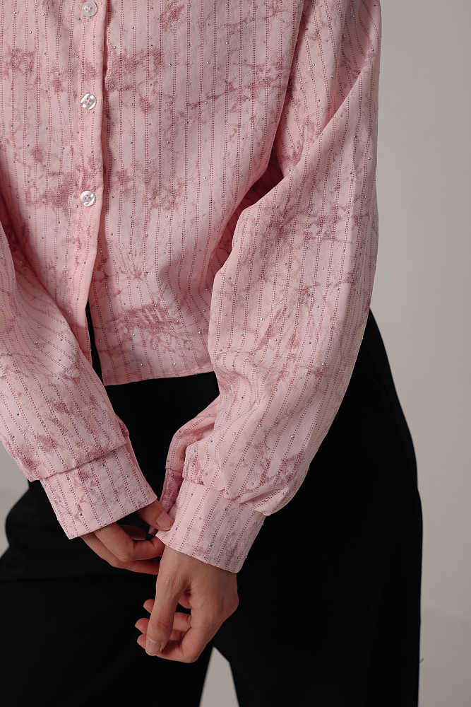 Комплект oversize рубашка и топ