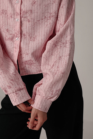 Комплект oversize рубашка и топ