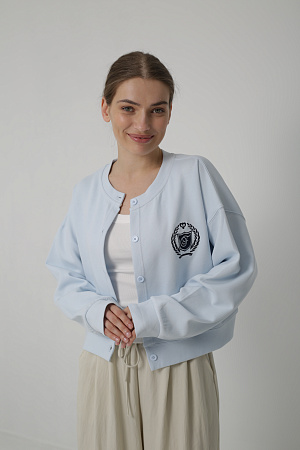 Хлопковый свитшот oversize